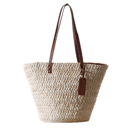 Women's holiday beach woven bag