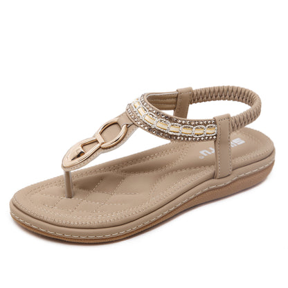 Bohemian Flat Holiday Flip Flops