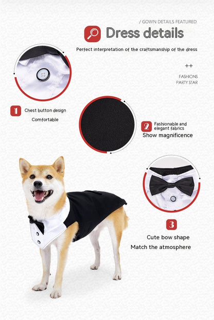 Holiday Wedding Party Dog Clothes