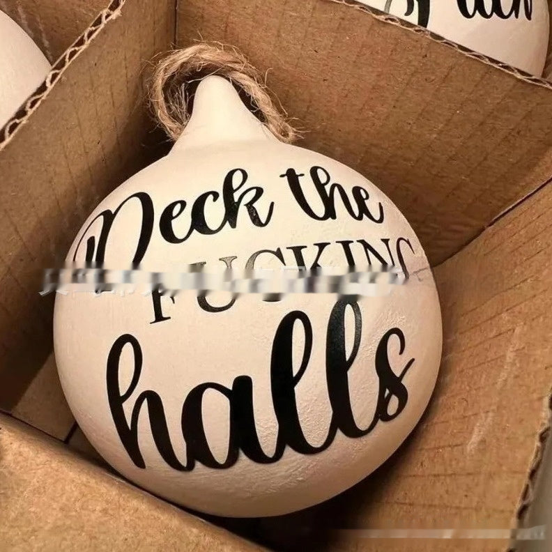 Holiday Christmas Ball Prank Decorations