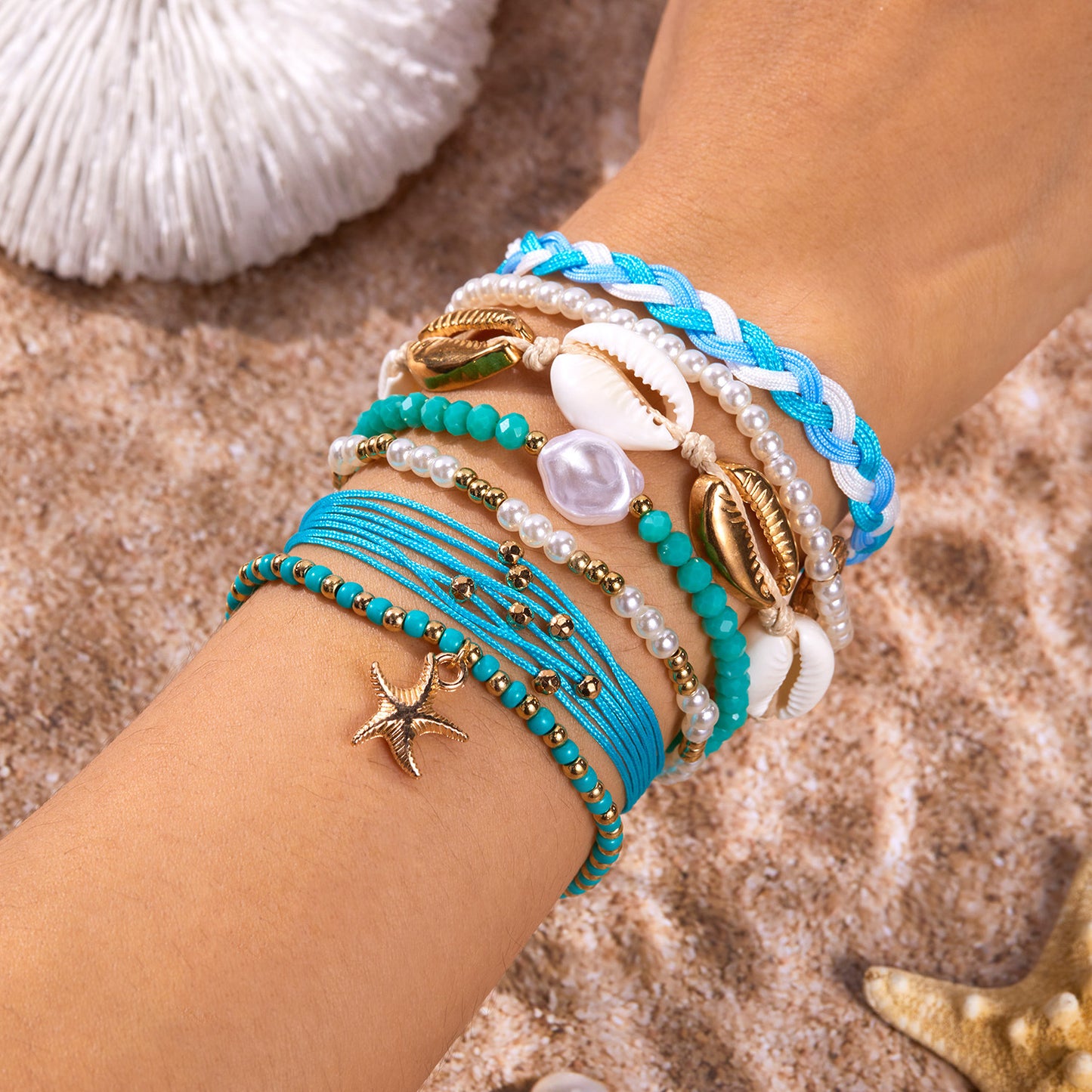 Bohemian Holiday Bracelet Suit Women