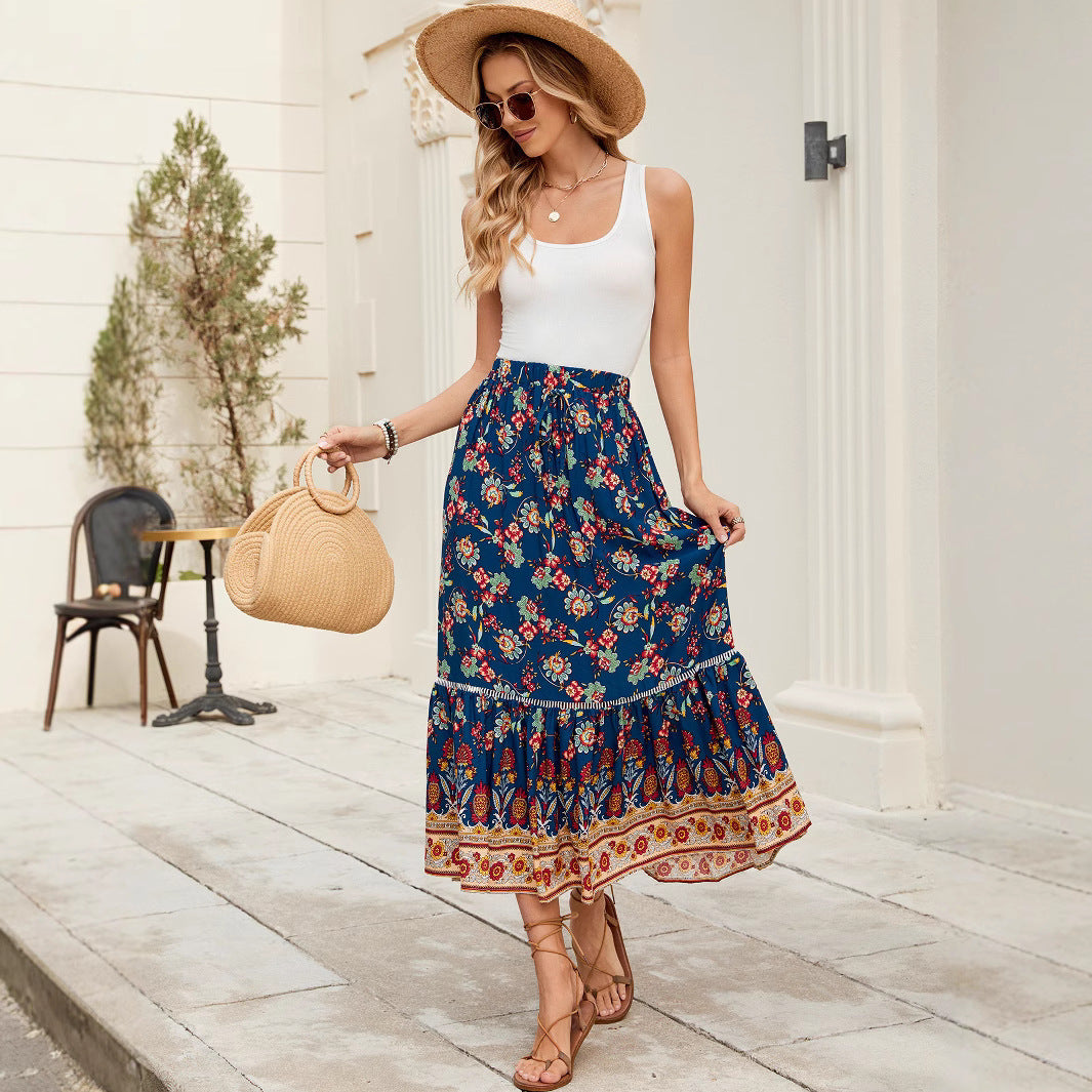 Women's Bohemian Holiday Skirt