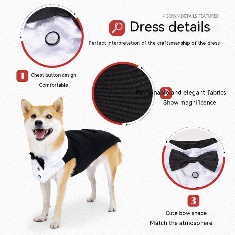 Holiday Wedding Party Dog Clothes