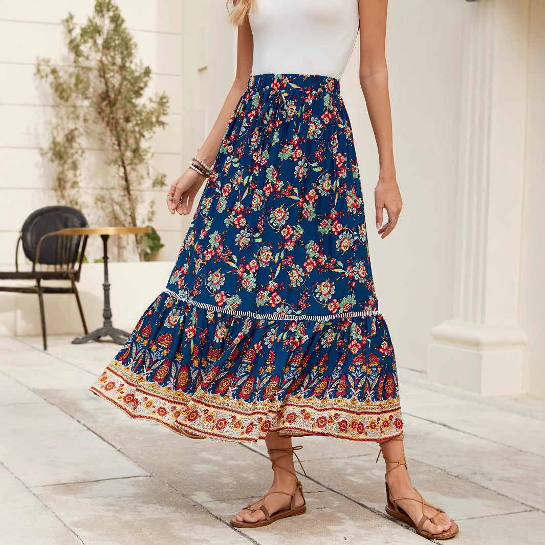 Women's Bohemian Holiday Skirt