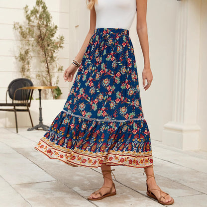 Women's Bohemian Holiday Skirt