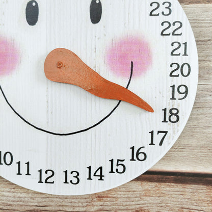 Holiday Calendar Wooden Christmas Ornaments