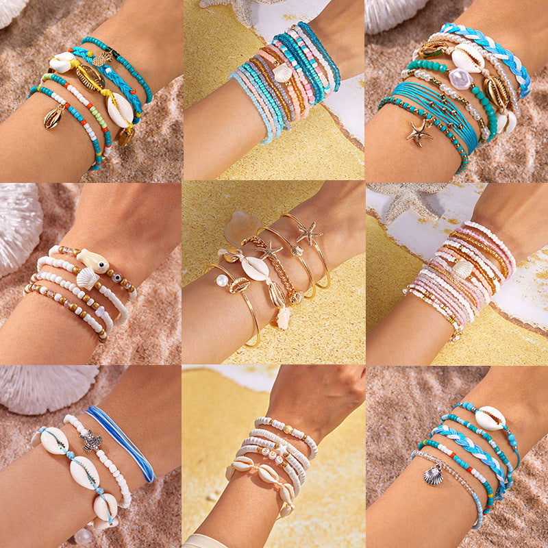 Bohemian Holiday Bracelet Suit Women