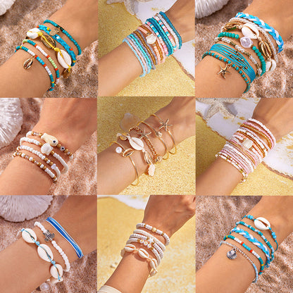 Bohemian Holiday Bracelet Suit Women