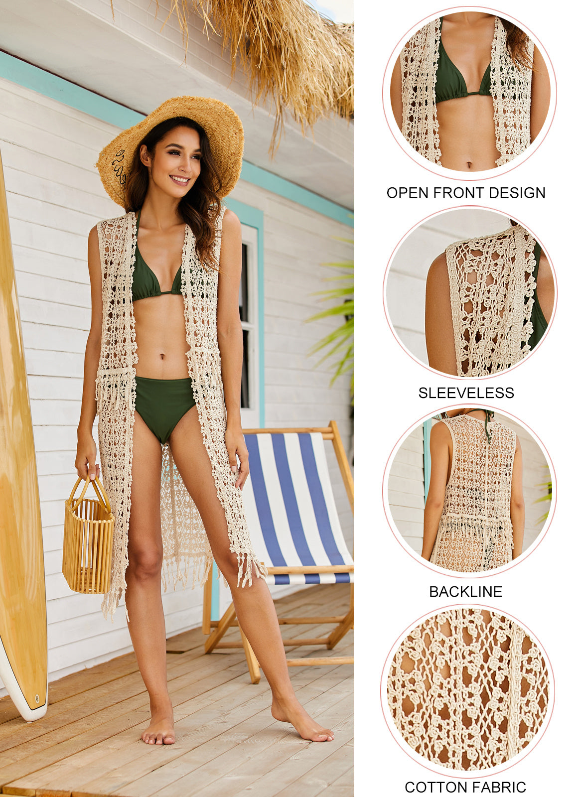 Sanya Beach Holiday Knitted Blouse