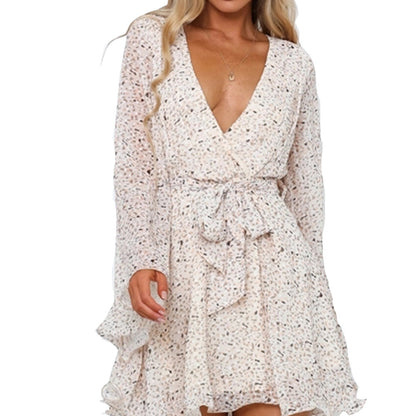 Lace-up holiday skirt