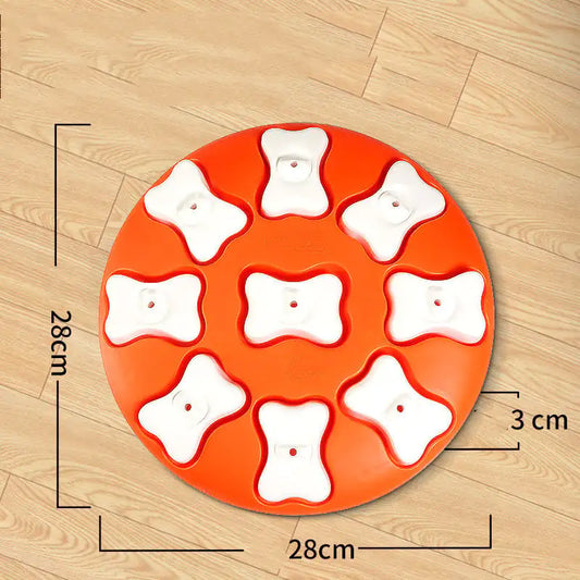 Interactive Dog Puzzle Toy - IQ Training Feeder Bowl