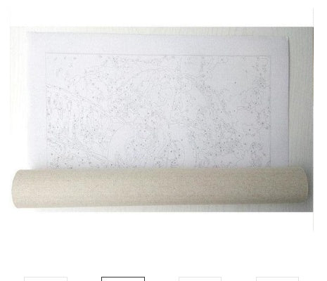 Holiday Traffic Digital Oil Painting