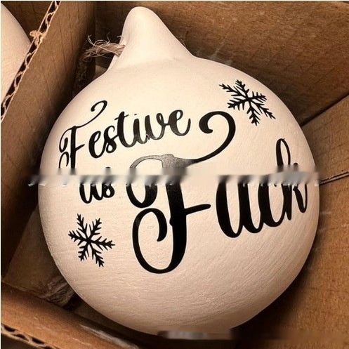 Holiday Christmas Ball Prank Decorations