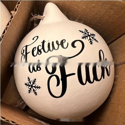 Holiday Christmas Ball Prank Decorations