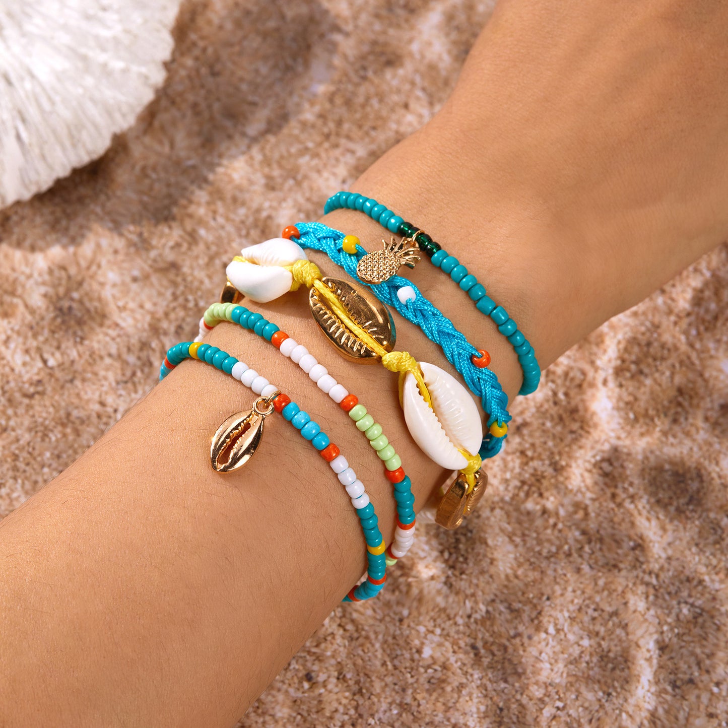 Bohemian Holiday Bracelet Suit Women