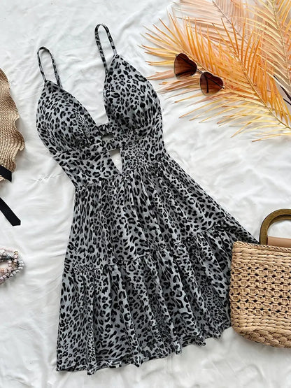 Holiday Dress Women's Sleeveless Backless