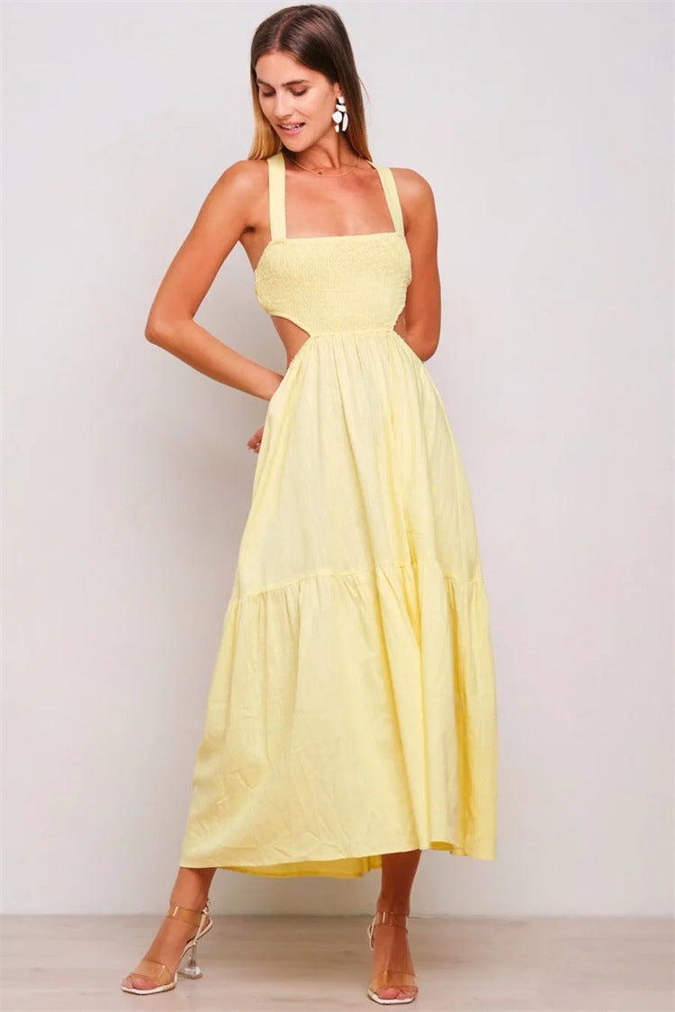 Sexy Halterneck Swing Dress Holiday