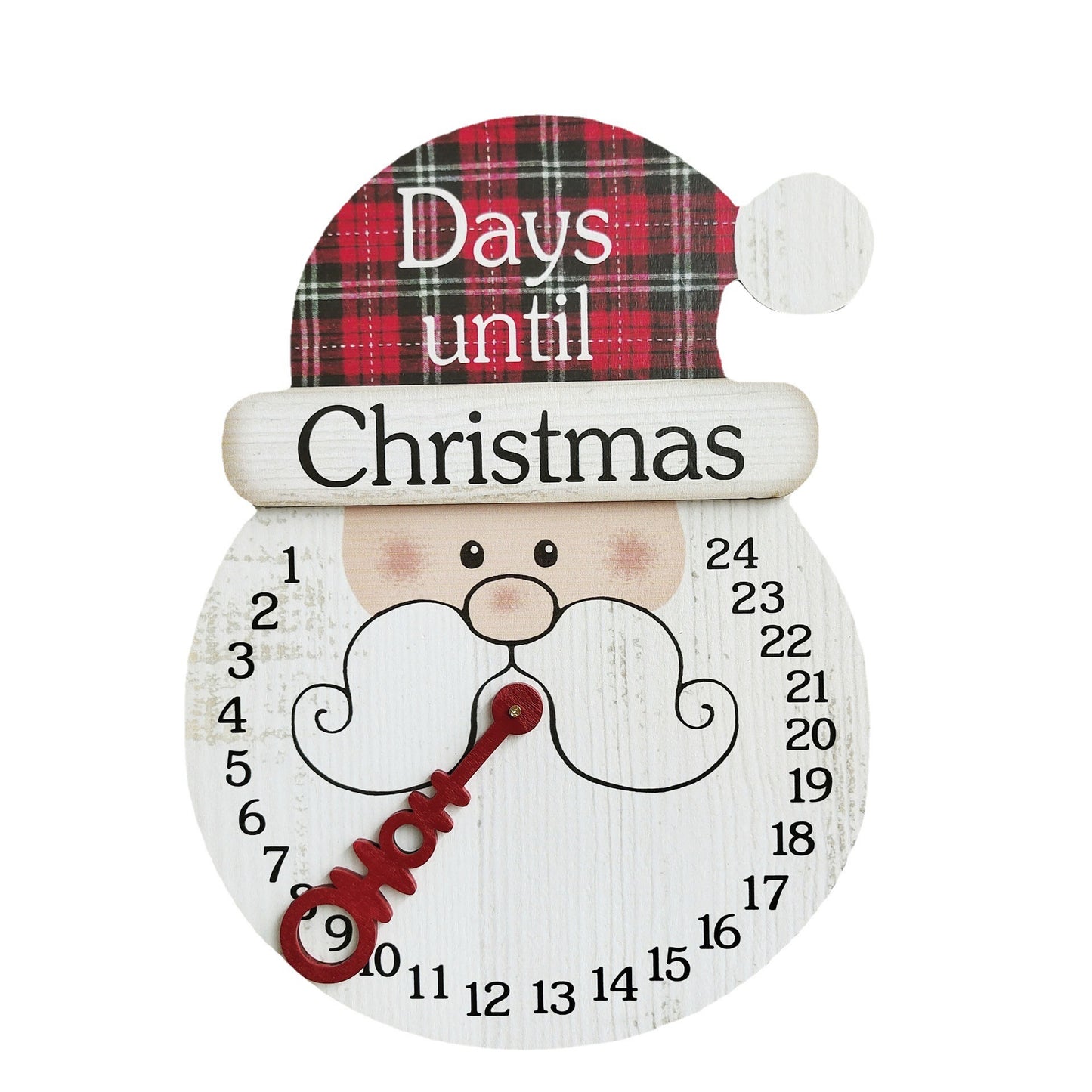 Holiday Calendar Wooden Christmas Ornaments