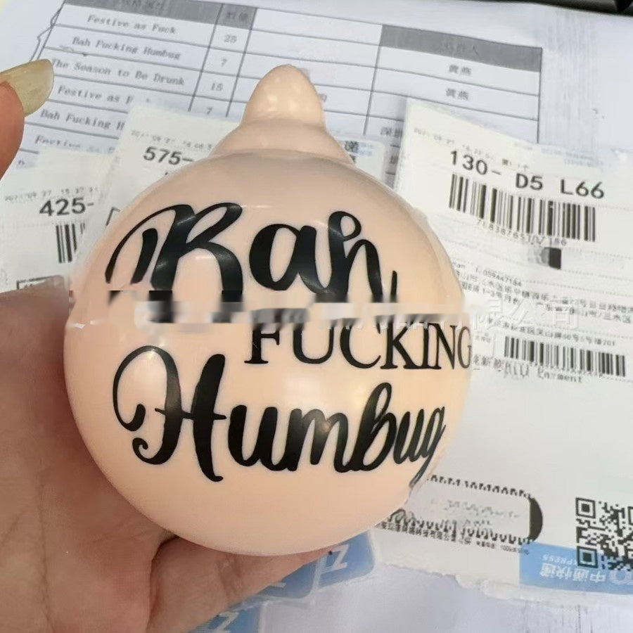 Holiday Christmas Ball Prank Decorations