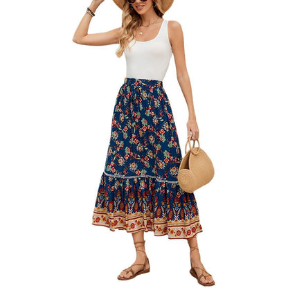 Women's Bohemian Holiday Skirt