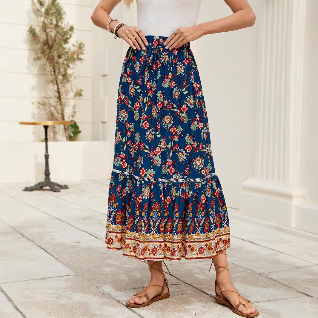 Women's Bohemian Holiday Skirt
