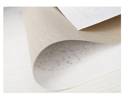 Holiday Traffic Digital Oil Painting